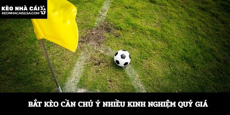 Bắt kèo cần chú ý nhiều kinh nghiệm quý giá